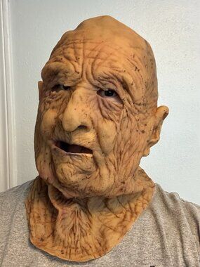 Zagone Studios Dead Guy Grandpa Old Man Realistic Supersoft Latex Mask